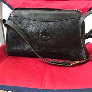 Vintage Downey & Burke Side Purse All Black